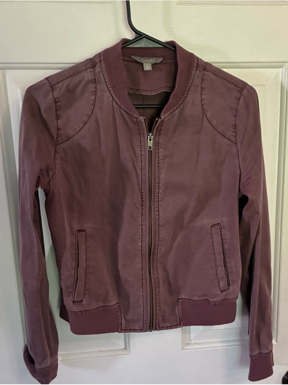 Rubbish Dusty Mauve Bomber Jacket